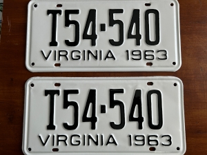 Picture of 1963 Virginia Truck Pair #T54-540