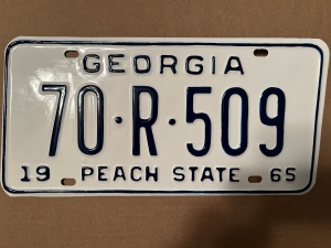 Picture of 1965 Georgia #70-R0509