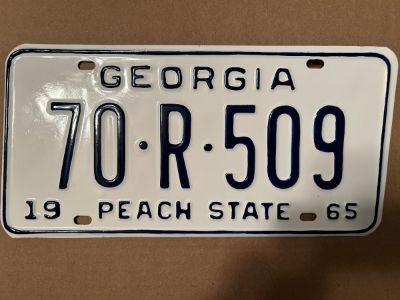 Picture of 1965 Georgia #70-R0509