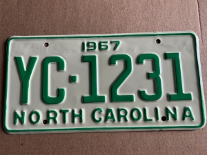 Picture of 1967 North Carolina Car #YC-1231