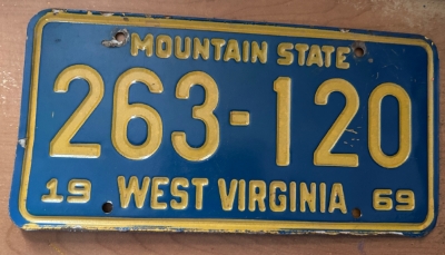 Picture of 1969 West Virginia #263-120