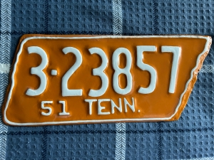 Picture of 1951 Tennessee Car Plate #3-23857
